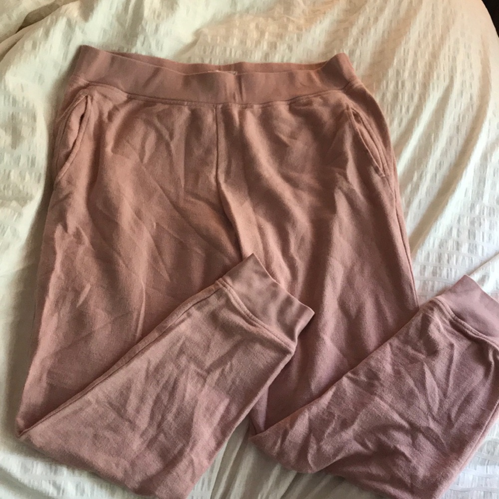 Light pink joggers